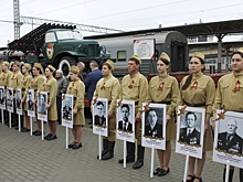 В рамках акции «Бессмертный полк» портреты победителей появились в городах России