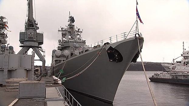 Последние приготовления: кадры проверки крейсера «Маршал Устинов» перед выходом в море