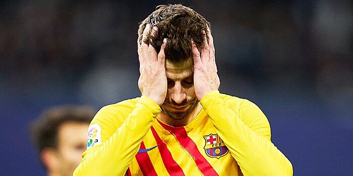 Защитник «Барселоны» Жерар Пике выбыл до конца сезона — СМИ