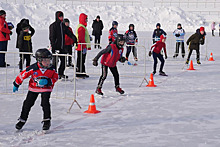 «Лёд нашей надежды»: смотрим, как прошли соревнования по конькобежному спорту на стадионе «Труд» в Нижнем Новгороде