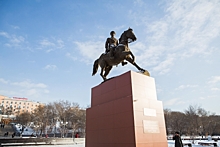 В Бурятии открыли памятник маршалу Рокоссовскому