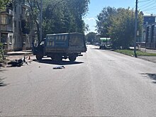 В Оренбурге «Газель» сбила мотоциклиста