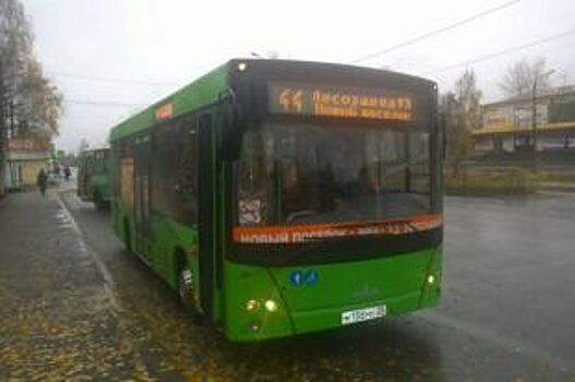 В Архангельске дождались появления нового низкопольного автобуса