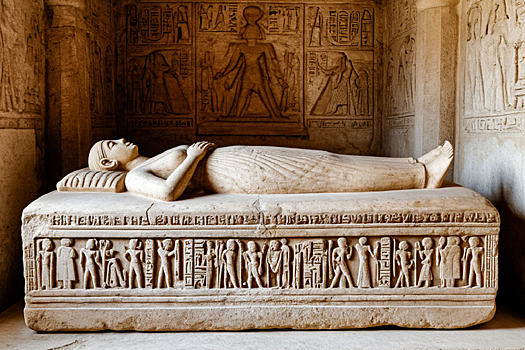 В Италии нашли саркофаг с сохранившейся мумией