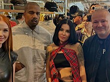 Солистка группы «Тату» в откровенном наряде снялась с Канье Уэстом