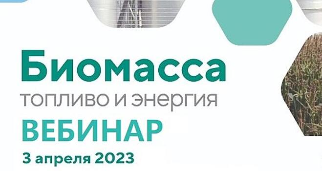 Российская Биотопливная Ассоциация проведет вступительный вебинар «Биомасса: топливо и энергия 2023»