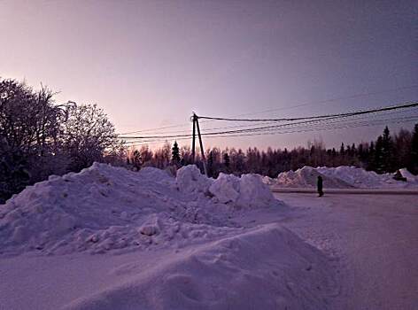 В Советском районе ХМАО нашли нелегальные снежные полигоны