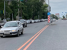 Для удобства горожан на улице Блюхера в Новосибирске сделают разрыв в двойной сплошной