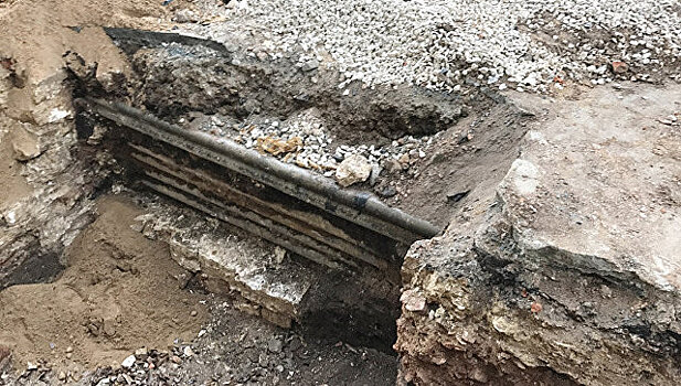 Возле "Кропоткинской" нашли фундамент древней церкви