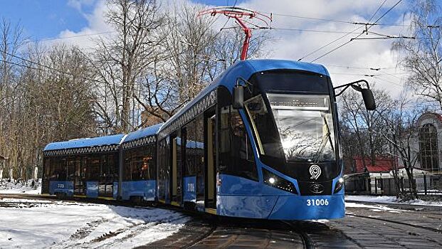 В Москве рассказали о новой интеллектуальной системе в трамвае "Витязь-М"