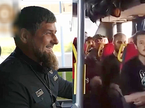 Рамзан Кадыров показал постановочное видео, как он увозит в Грозный националистов с «Азовстали»