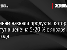 Россиянам назвали продукты, которые вырастут в цене на 5-20 % с января 2024 года