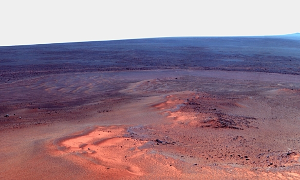 В США показали ливни на Марсе