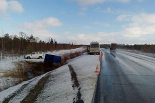 В ДТП в Ханты-Мансийском районе пострадали женщина и ребенок