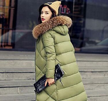 С какой обувью носить длинный пуховик