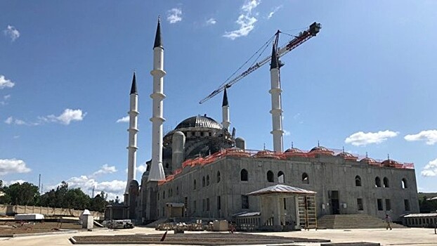 На изготовление купола самой большой мечети в Крыму пойдет 20 тонн свинца