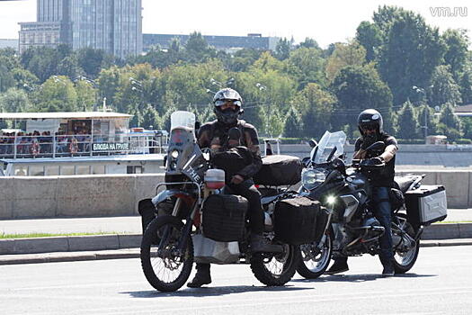 Названо число аварий с мотоциклами в Москве