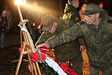 Памятный знак Герою СССР Дмитрию Лавриненко открыли под Волоколамском