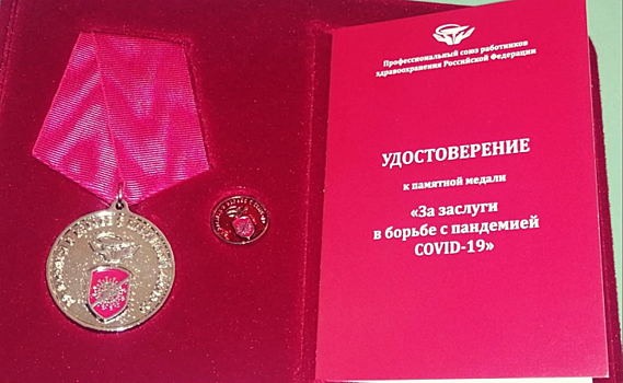 Курских врачей наградили за заслуги в борьбе с пандемией