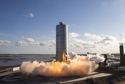 Прототип космического корабля Илона Маска для полетов на Марс успешно приземлился после взлета