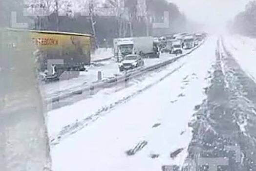 На трассе М7 произошло массовое ДТП