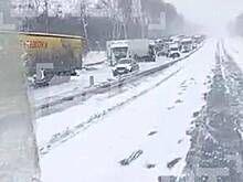 На трассе М7 произошло массовое ДТП