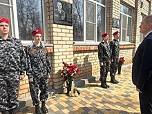 Под Волгоградом в школе открыли три мемориальных доски в честь героев СВО
