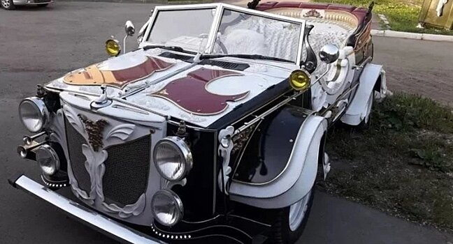 Nissan March: Умелец из Барнаула создал карету-кабриолет