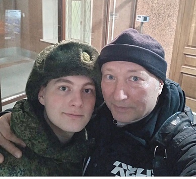 Внук Юрия Гальцева пошел в военные