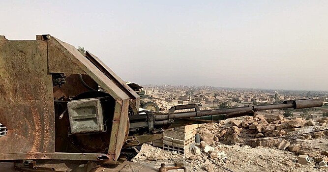 Боевики показали сбитый в Сирии российский беспилотник