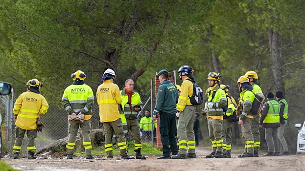 При столкновении поезда с краном в Испании пострадали шесть человек
