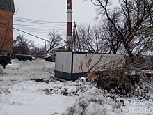 Курск. Снегоплавильную машину переставили и подключили