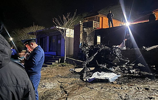 СК назвал возможные причины крушения вертолета в Дагестане