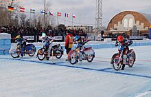 Ледовый спидвей в Шадринске завершил сезон мировых соревнований