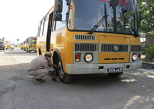 В Таджикистане на российской военной базе завершилась акция «Автобус»