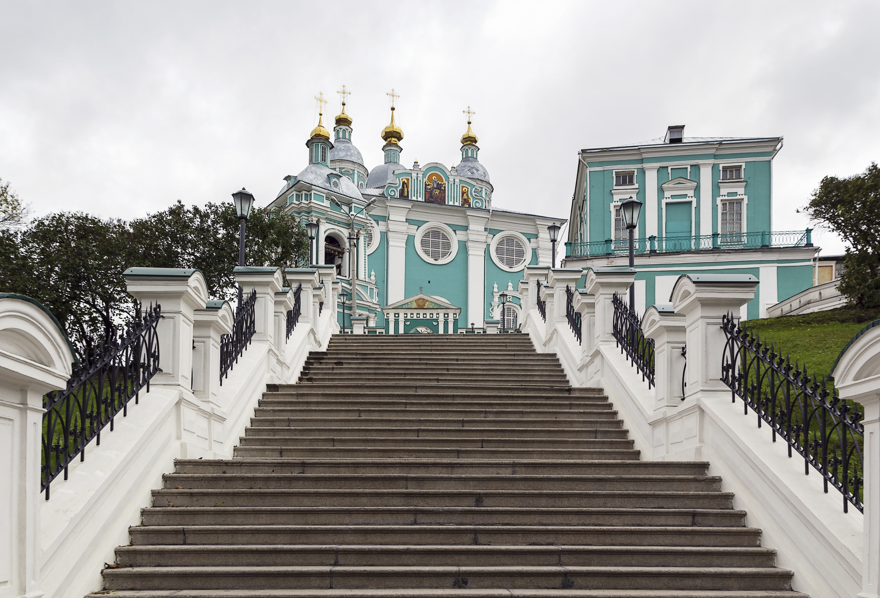 Соборная лестница, Соборная гора, Смоленск, Смоленская область, Россия, Европа