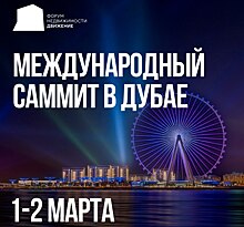 Ведущие девелоперы России рассмотрят рынки 15 стран на международном саммите «Движение» в ОАЭ