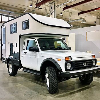 В России построили крутой автодом на базе Lada Niva для немецких клиентов