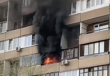 Ребенок случайно поджег соседскую квартиру в Москве