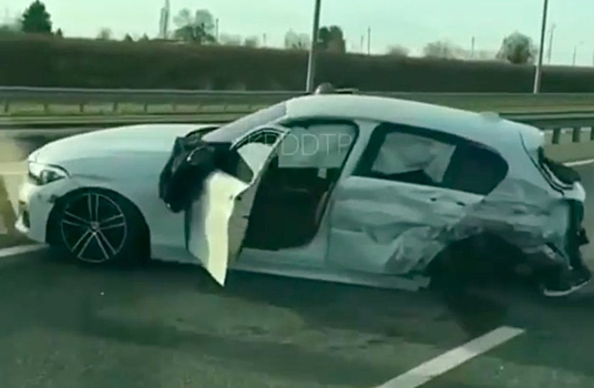 На М-4 «Дон» между Саратовской и Адыгейском столкнулись BMW и Toyota Land Cruiser Prado (видео)
