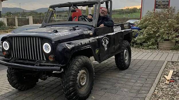 Советский УАЗ-469 с агрегатами от «Гелика» ищет в Европе нового владельца