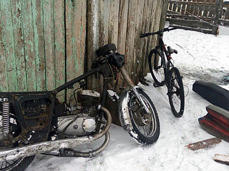 Забайкалец за одну ночь украл машину, мотоцикл и велосипед в Чернышевске