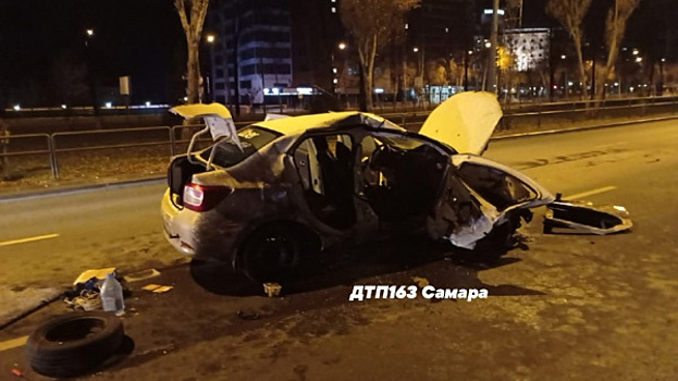 В Самаре в столкновении двух иномарок пострадали пять человек