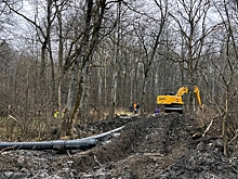 В Ахунах завершен первый этап реконструкции напорного канализационного коллектора
