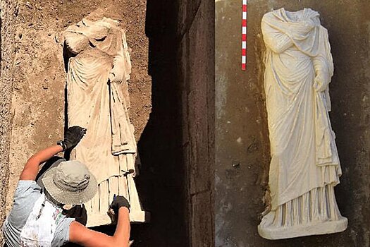Загадочную обезглавленную статую нашли в древней Патаре