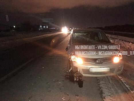 Пенсионер на иномарке сбил ночью женщину в Тольятти