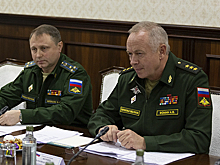 Заместителя министра обороны РФ генерал-полковник Александра Фомина встретился с заместителем НГШ ВС Киргизской Республики полковником Нурланом Чомоевым