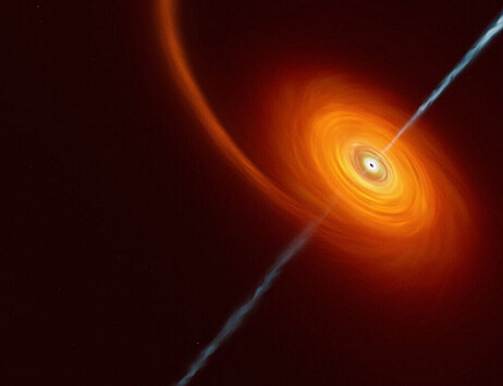 Астрофизики запечатлели черную дыру, поглощающую соседнюю звезду