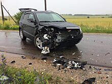 На орловской трассе погода стала причиной выезда автоледи на «встречку»