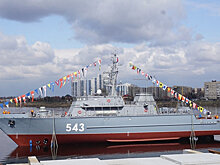 Новый корабль противоминной обороны вывели из цеха